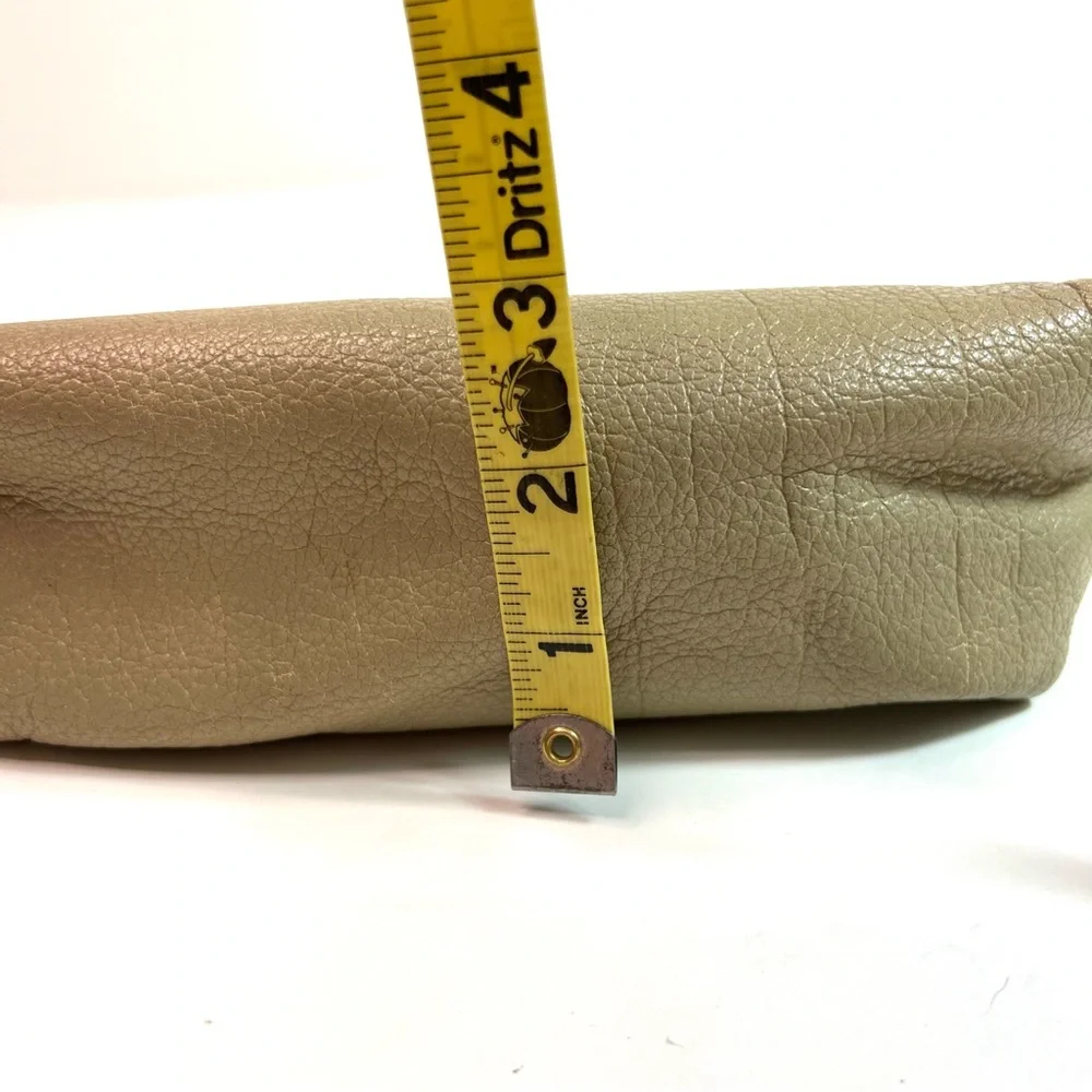 Vintage Carlos Falchi Leather Clutch Bag